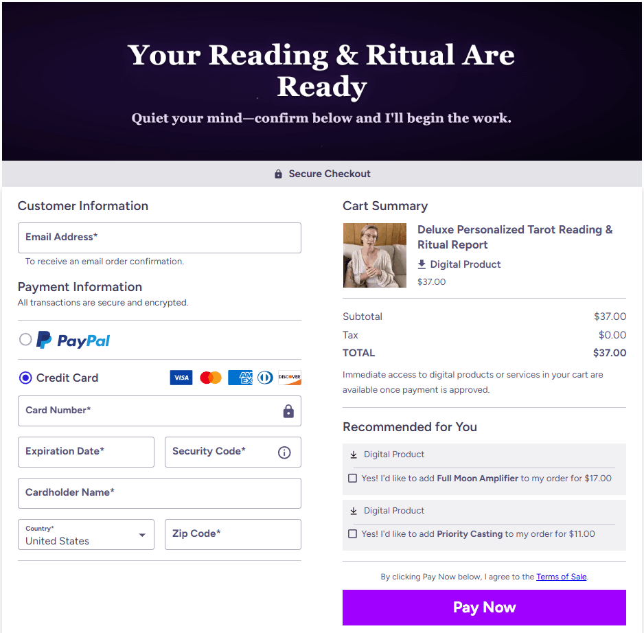 SpellSology™-checkout-page